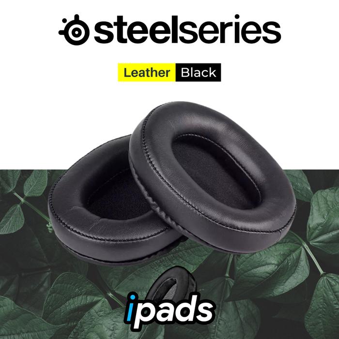 Gambar Earcup Earpad Ear Cup Ear Pad Busa Steelseries Arctis 3 / 5 / 7 / Pro - Leather Black dari iPads. undefined Tokopedia