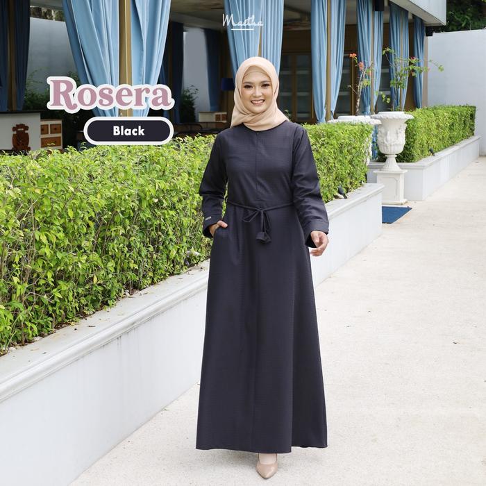 Gambar Maetha - Gamis Wanita Rosera Series - Black, XS dari Maetha_id undefined Tokopedia