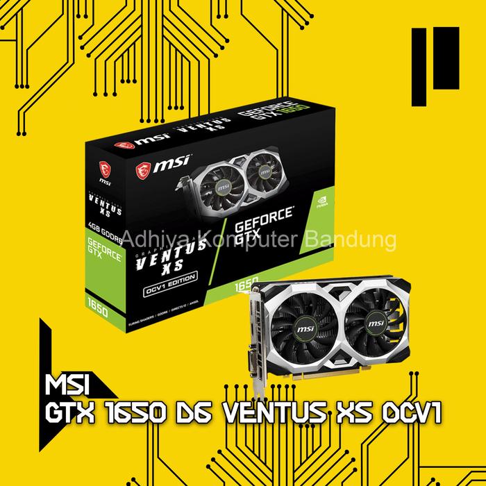 Msi Geforce Gtx 1650 D6 Ventus Xs Ocv1 Nvidia Msi Gaming Gtx 1650