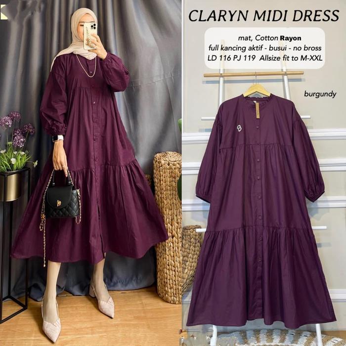 Promo Midi Dress Gamis Midi Dress 