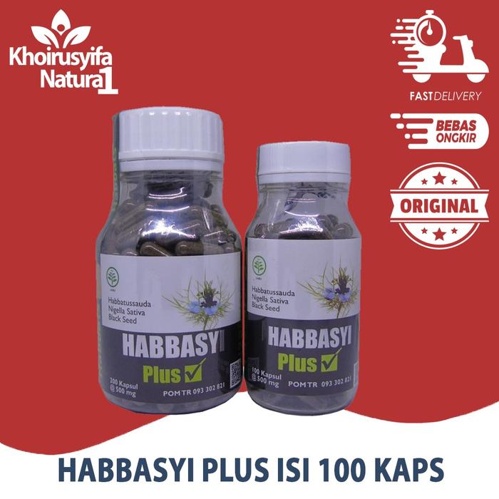 Gambar HABBASYI PLUS ISI HABBATUSSAUDA NIGELLA SATIVA ISI 100 KAPSUL dari Khoirusyifanatura2 undefined Tokopedia