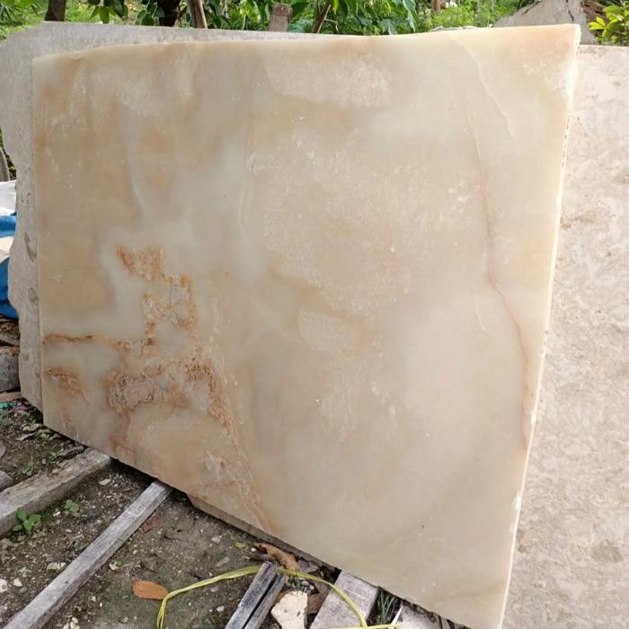 Gambar Lembaran Batu Onyx Super Bawean dari Arsakha Marmer undefined Tokopedia