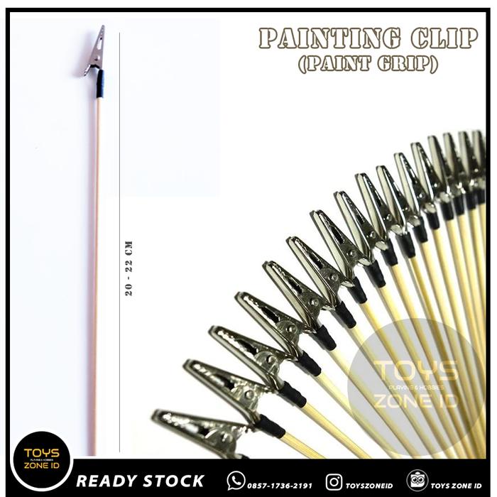 Gambar Paint Grip Painting Clip - Alat Bantu Cat Airbrush Gundam Model Kit dari Toys Zone ID undefined Tokopedia