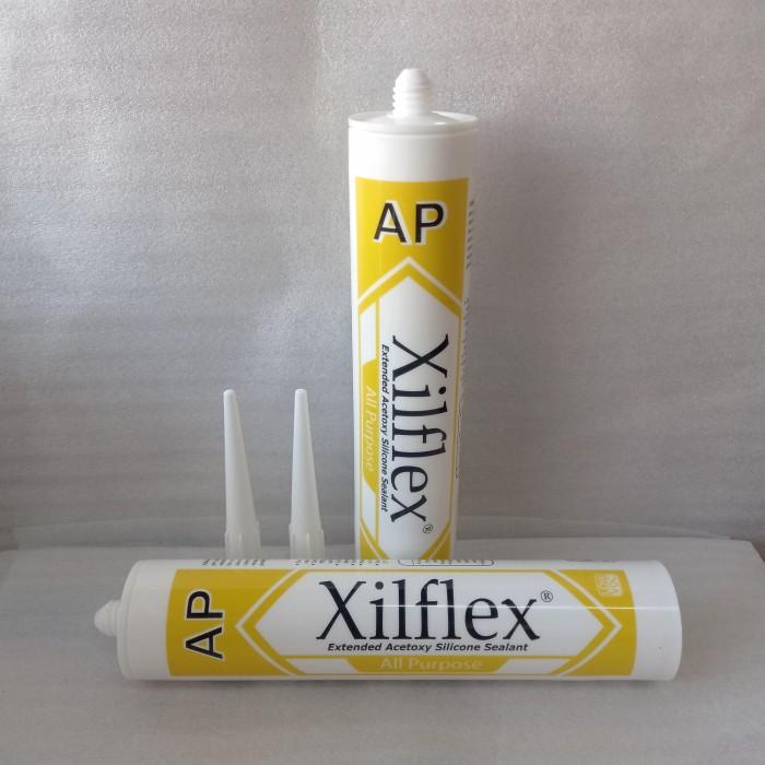 Gambar Lem Tembak Xilflex all Purpose Lem Kaca Silicone Sealant - Clear dari Bangunan Mart_NEW undefined Tokopedia
