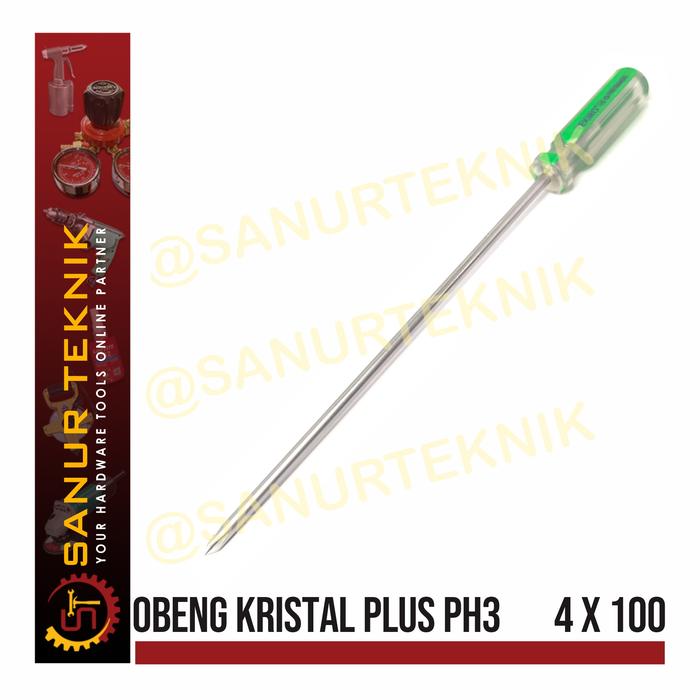 Gambar TEKIRO IN LINE SCREWDRIVER / Obeng Kristal PLUS PH0 4 x 100 dari Sanur Teknik undefined Tokopedia