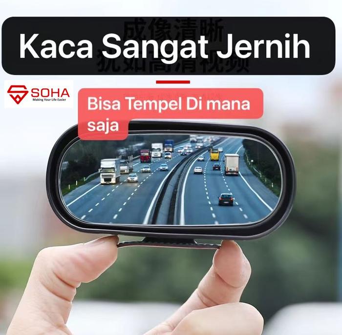 Gambar AM-20 Kaca Spion Car Wide View Blind Spot Mirror Universal Semua Mobil dari Solusi Berkah Store undefined Tokopedia