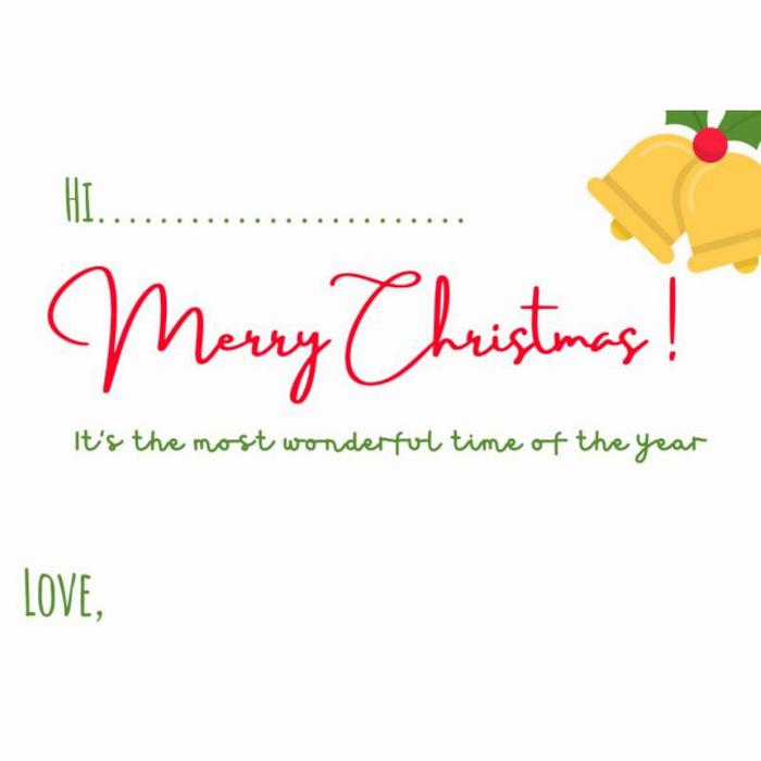 Gambar greetings card | gift card | kartu ucapan part.1 - Merry Christmas dari TheGiftBox.ID undefined Tokopedia
