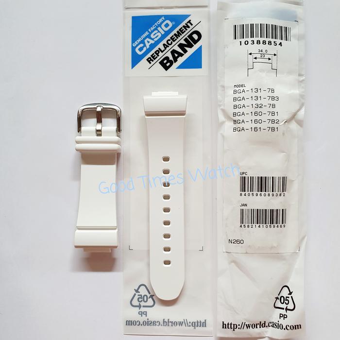 Gambar STRAP BABY-G BGA-131-7B / BGA-132 / BGA-160 / BGA-161 / Casio Original dari GoodTimesWatch undefined Tokopedia