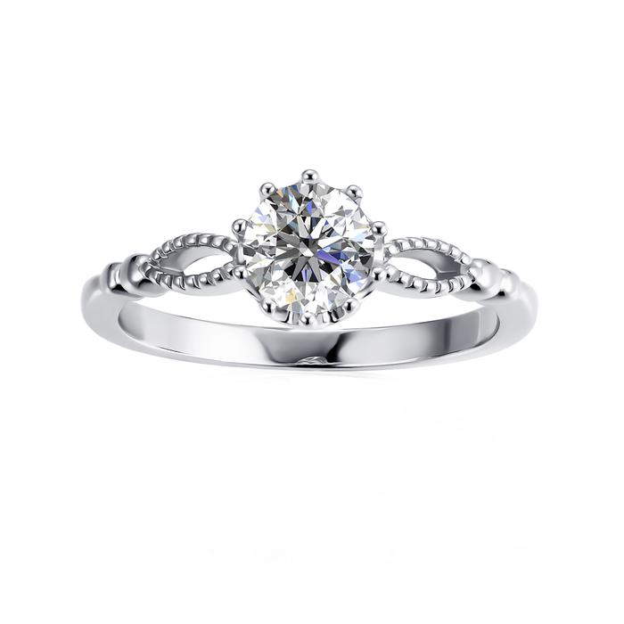 Gambar Le Côté Ring - Cincin Moissanite Diamond by Her Jewellery GRA - 6 dari Her Jewellery Kota Administrasi Jakarta Pusat Tokopedia