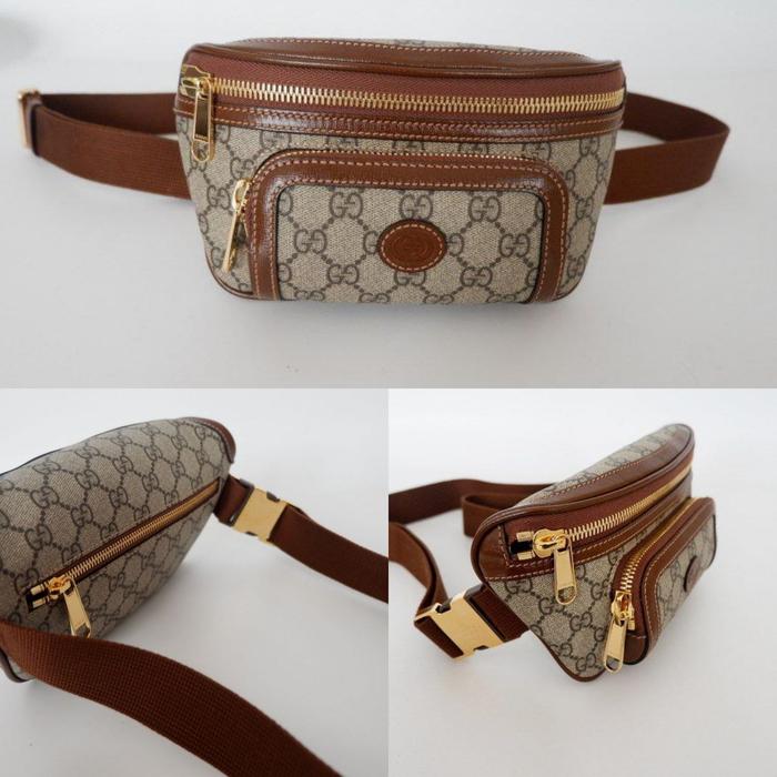 Jual READY NWT GUCCI GG Classic belt bag bumbag beige brown
