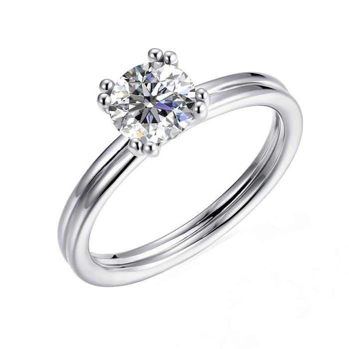 Gambar Aniston Ring - Cincin Moissanite Diamond by Her Jewellery GRA - 6 dari Her Jewellery Kota Administrasi Jakarta Pusat Tokopedia