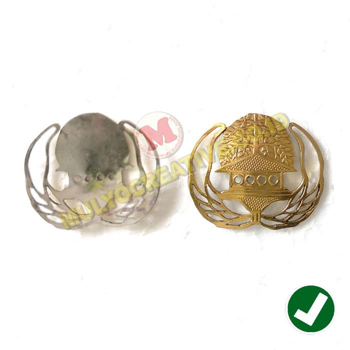 Gambar Pin Bross Aksesoris ASN Korpri Bahan Kuningan Pengait Peniti/Magnet - PENGAIT JARUM dari Mulyocreative co id undefined 5 Tokopedia