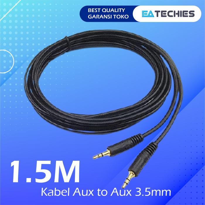 Gambar Kabel Jack Audio 3.5MM 1.2M 1.2 Meter Gold Plated High Quality 100% - Good Quality dari EATECHIES Store undefined Tokopedia