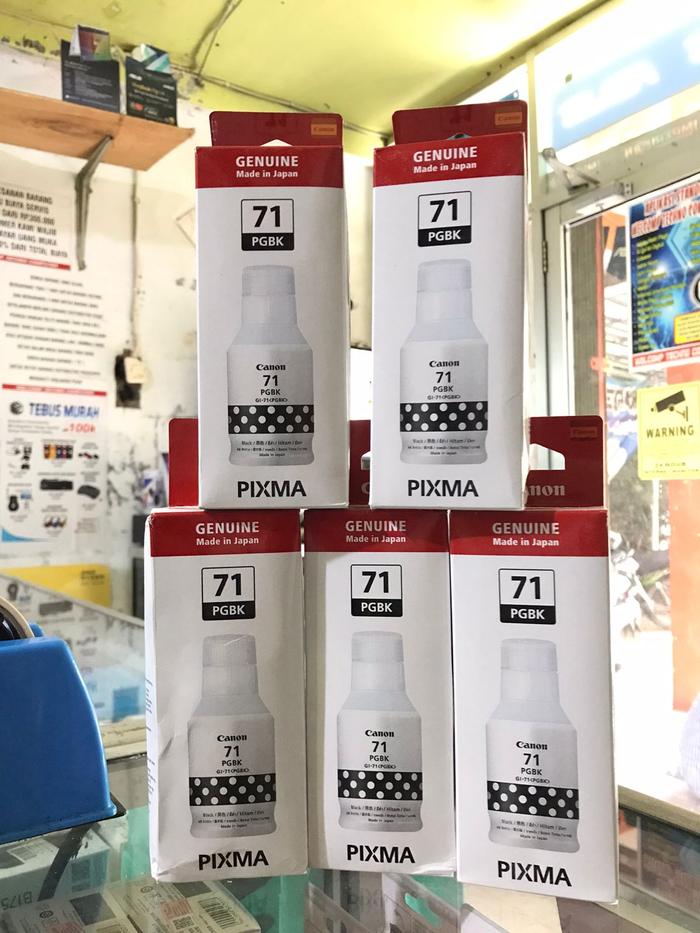 Gambar Tinta Botol Printer CANON PIXMA G1-71 Original - Hitam dari Welcomp Techno Computer undefined Tokopedia