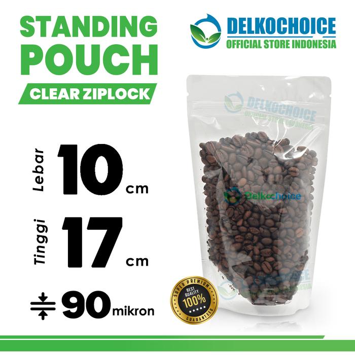 Gambar Standing Pouch 9 & 10cm XTRA SMALL DELKOCHOICE Plastik Kemasan Makanan - Clear ZIP 10cm dari Delkochoice Official Store undefined Tokopedia