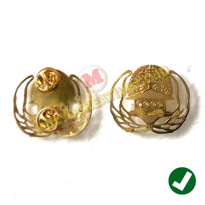 Gambar Pin Bross Aksesoris ASN Korpri Bahan Kuningan Pengait Peniti/Magnet - PENGAIT JARUM dari Mulyocreative co id undefined 4 Tokopedia