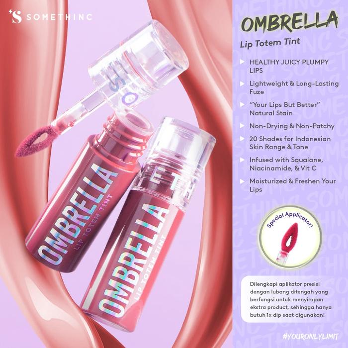 Gambar (BPOM) SOMETHINC OMBRELLA Lip Totem Tint - Savage dari Maskerbeaute.id undefined Tokopedia