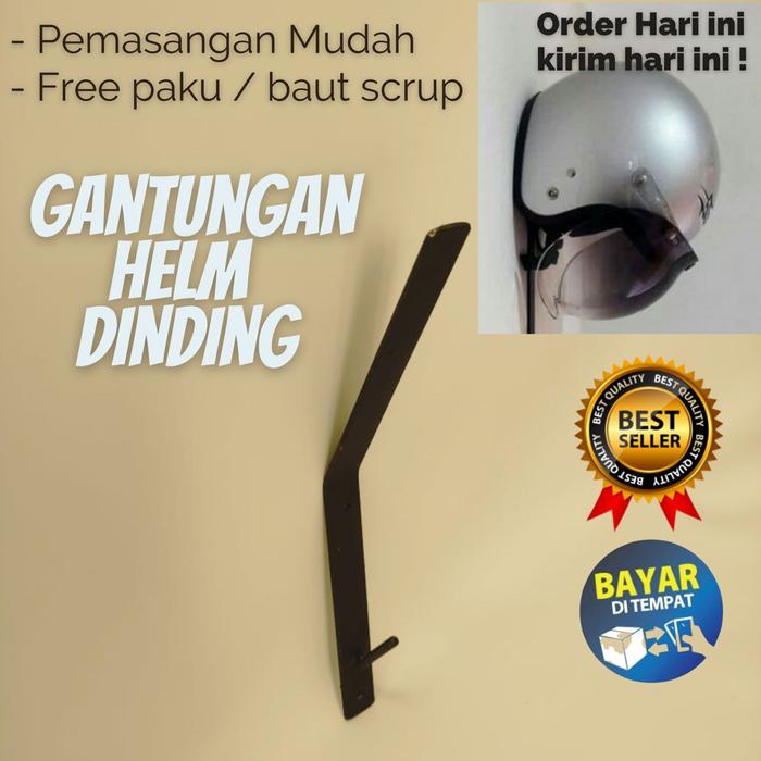 Gambar Gantungan helm / gantungan jaket / gantungan kunci dari Toko Om Leman undefined Tokopedia