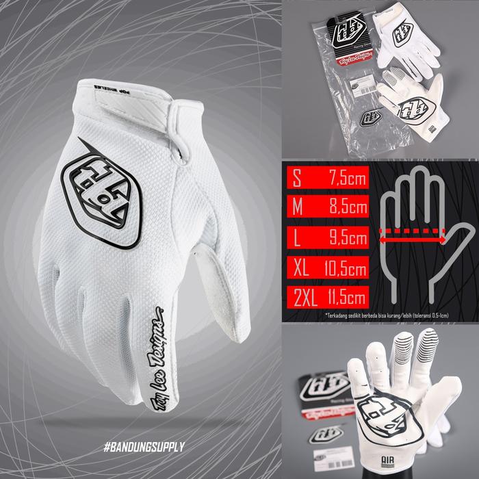 Gambar TROY LEE DESIGNS AIR GLOVES WHITE/Sarung tangan TLD motocross trail mx - Putih, S dari BATTLE STORE BANDUNG undefined Tokopedia