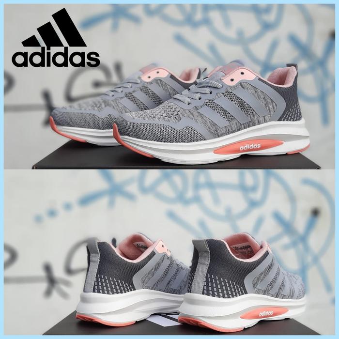 Gambar sepatu running wanita adidas hitam sneaker joging perempuan - grey, 36 dari Zoetropes undefined Tokopedia