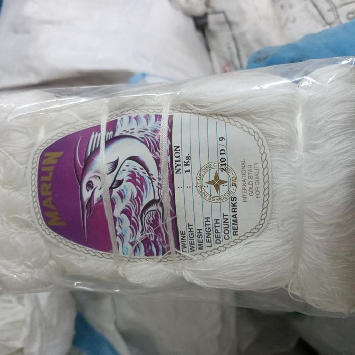 Gambar benang nylon merk Marlin D9 - Putih dari andretokojaring undefined Tokopedia