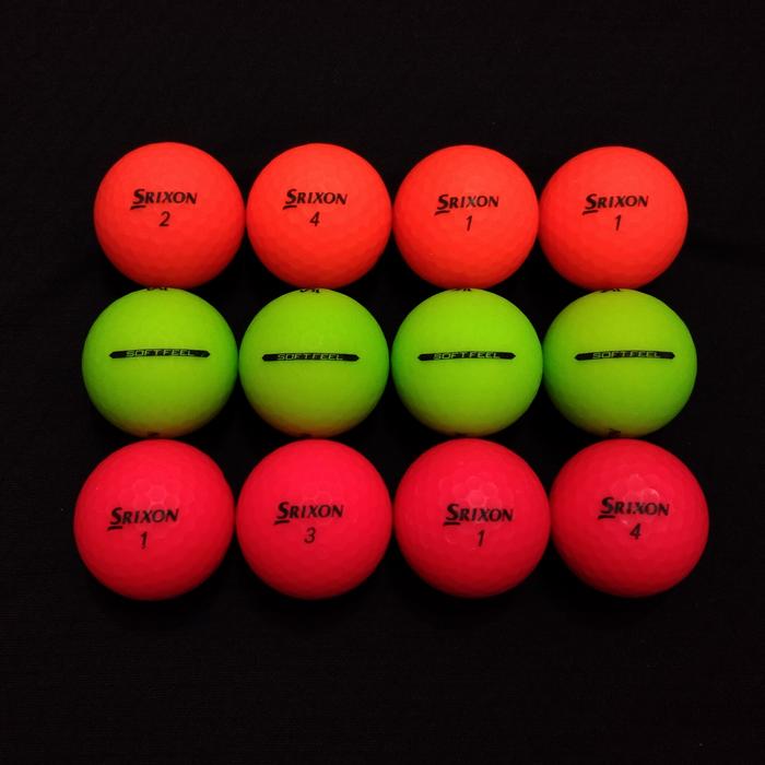 Gambar Bola Golf SRIXON Soft feel BRITE COLOR Grade A Varian Warna 12pcs. - Brite Mix dari Viray.Shoot.Golf.P.Indah undefined Tokopedia
