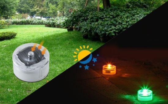 Gambar Lampu hias led paving ice bulat solar cell power kolam renang air ikan - Putih dari Indosolarpower undefined Tokopedia