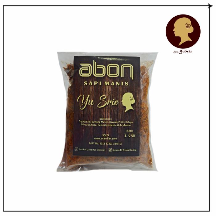 Gambar Abon daging kering sapi YU SRI solo 200 gr mesran dried meat makanan r - Manis dari eagles undefined Tokopedia