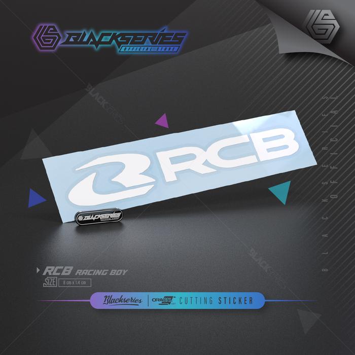 Gambar Cutting Stiker RCB | Stiker RCB | RCB V1 - Putih dari Blackseries Official Store undefined Tokopedia