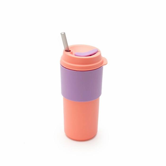 Gambar coffee to go tupperware paper cup gelas tumbler - peach dari GrosirTupperware undefined Tokopedia