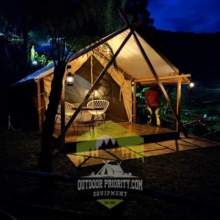 Gambar Tenda glamping inner 4x4 outer 4x6 - Inner 400x450x7 dari Outdoor Priority undefined Tokopedia