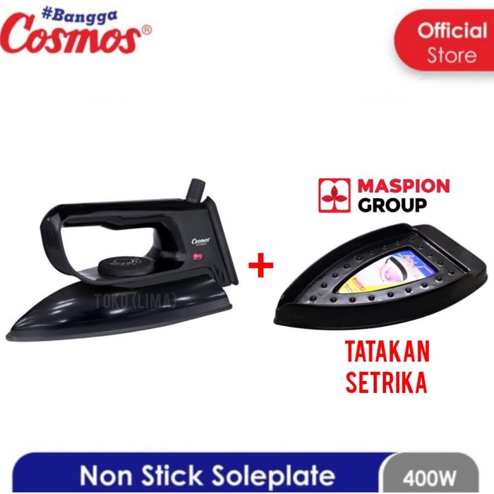 Gambar Setrika Cosmos CI 3120 N JB Electric Iron Cosmos 3120 Anti Lengket - PAKE TATAKAN, PACKING NORMAL dari Toko Lima_NEW undefined 5 Tokopedia