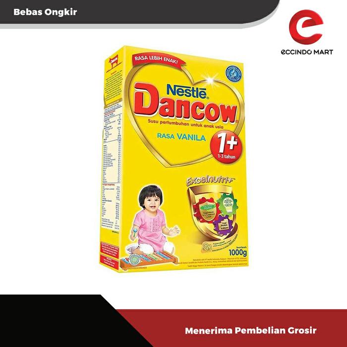 Gambar SUSU DANCOW 1 + 1000 GR VANILA / Susu Dancow / Susu Anak dari eccindomart undefined Tokopedia