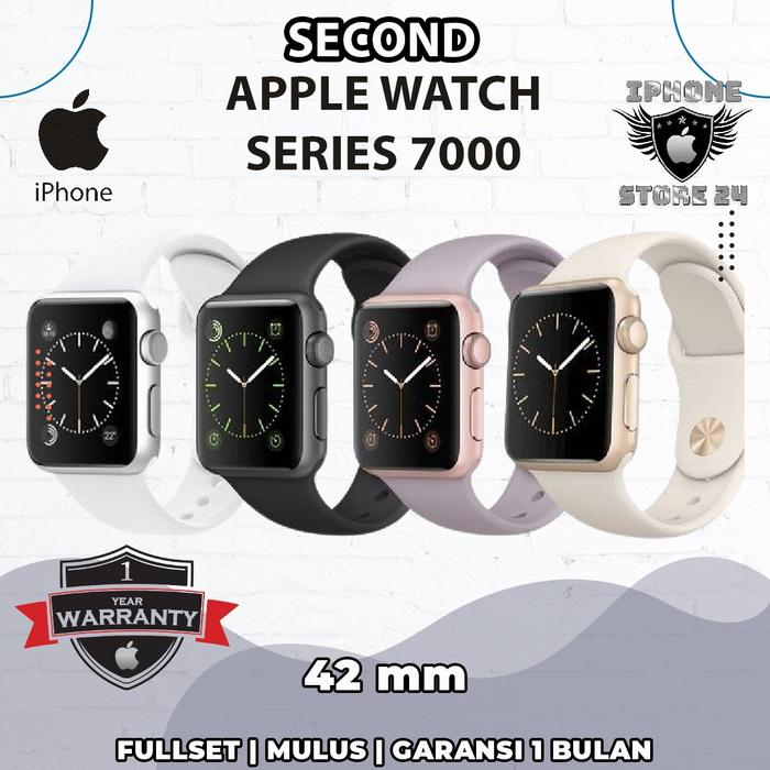 Jual Apple Watch 7000 42mm Second Original Mulus like new - Hitam - Jakarta  Pusat - iPhone Store 24 | Tokopedia