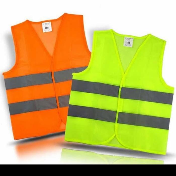 Gambar Rompi Proyek Baju Kerja Safety Vest Polyester Orange Hijau dari ragam teknik undefined Tokopedia