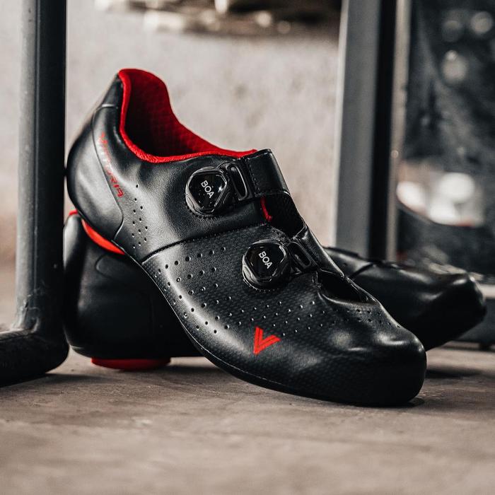 Promo Sepatu Vittoria Veloce Road Shoes Black Red 47 Kab