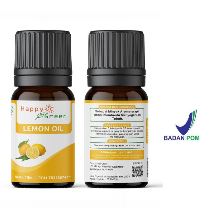 Gambar Lemon Essential Oil (Minyak Jeruk Lemon) | 10ml Seiras Yong Living - 10 ml dari Happy Green Garden - JKT undefined Tokopedia