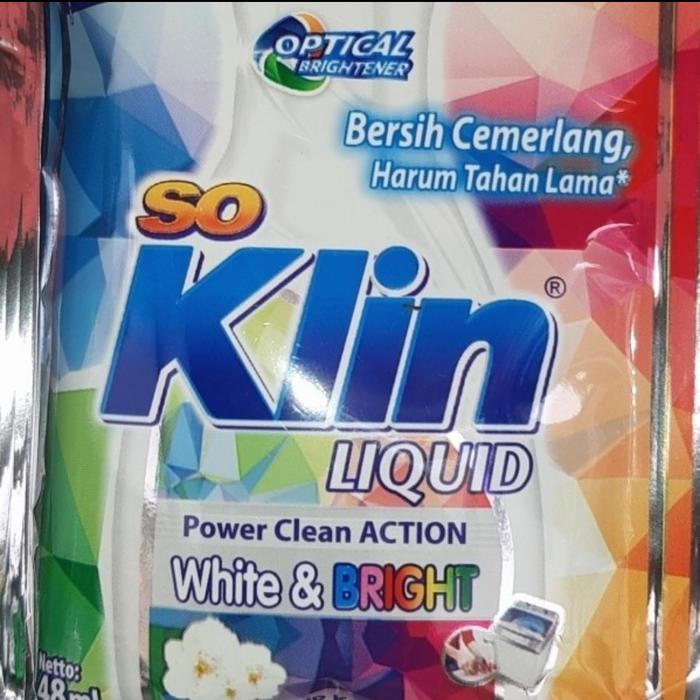 Gambar SOKLIN LIQUID JUMBO so klin cair sachet ecer 1000 per renceng All var - white bright dari TOKO LULU 66 undefined Tokopedia
