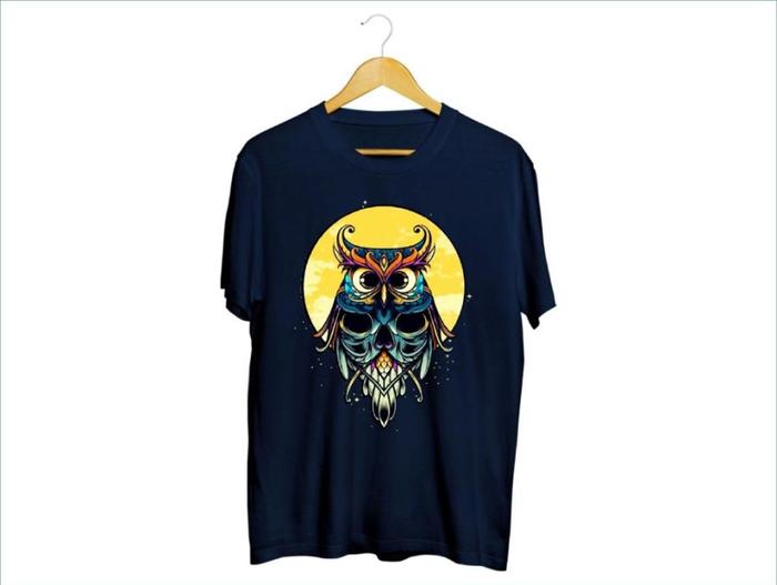 Gambar Bfashion-BF031 Kaos Distro Pria T-Shirt Pria Kaos Pria Burung - Navy, XL dari bfashionshop undefined Tokopedia