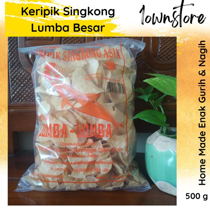 Gambar Keripik Singkong Lumba Lumba Besar Asin Manis Cassava Chips Malang - Asin dari 1ownstore undefined Tokopedia