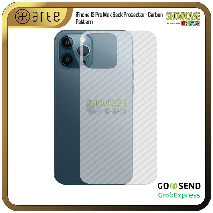 Gambar Back Protector Compatible For iPhone Anti Gores Screen Protector Carbon Pattern - 12ProMax dari ShowcaseFever undefined Tokopedia