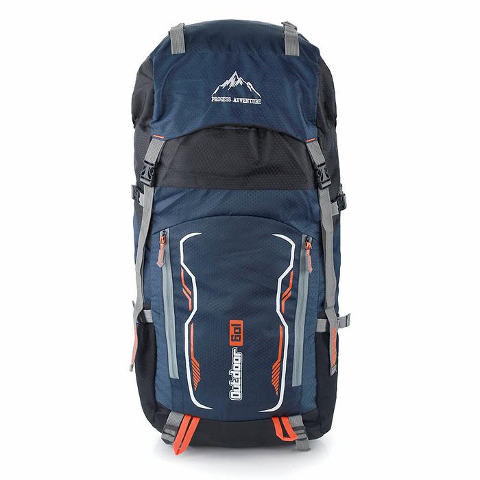 Gambar Tas Carrier 60 Liter Lt 122 / Tas Hiking / Tas Ransel Gunung / Keril - Navy dari VESER undefined Tokopedia