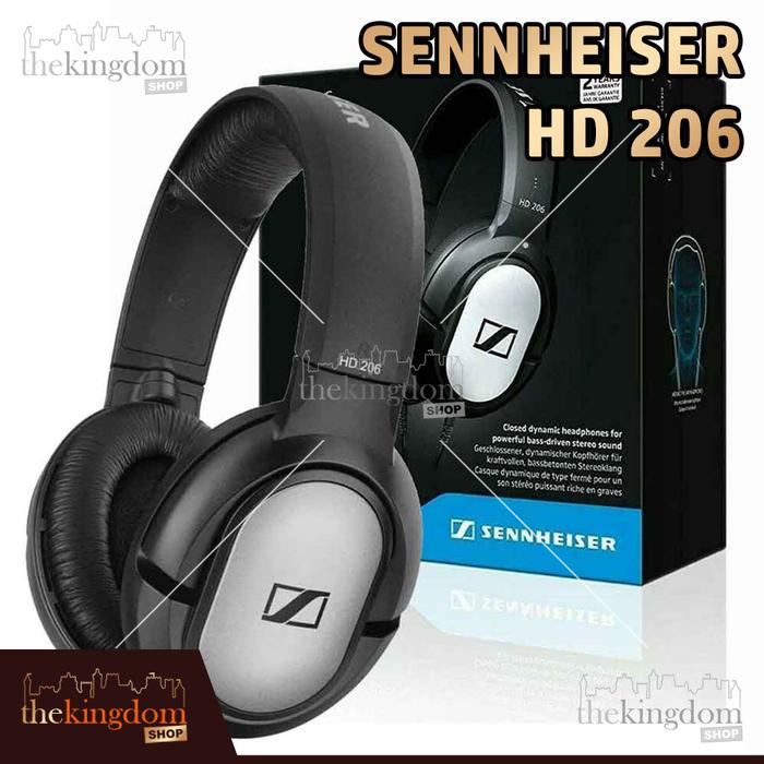 Gambar Sennheiser Headphones HD 25 206 280 300 605 RS 175 Pro PROtect - HD 206 dari The Kingdom Shop undefined Tokopedia