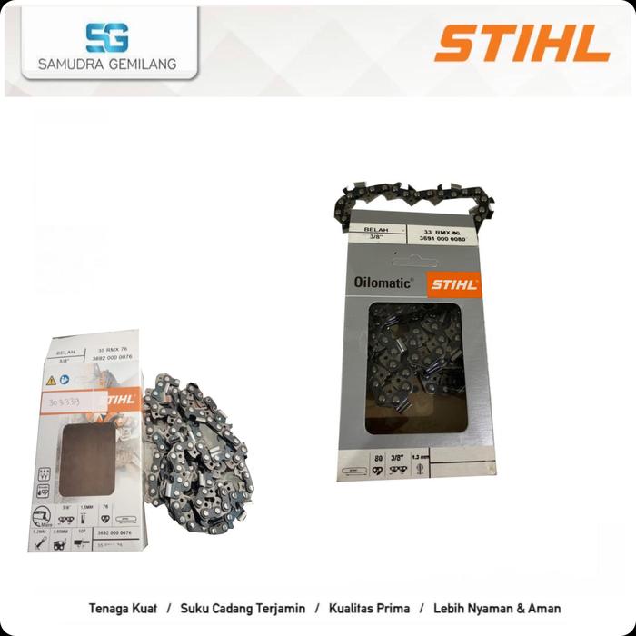 Image of Stihl spare parts website