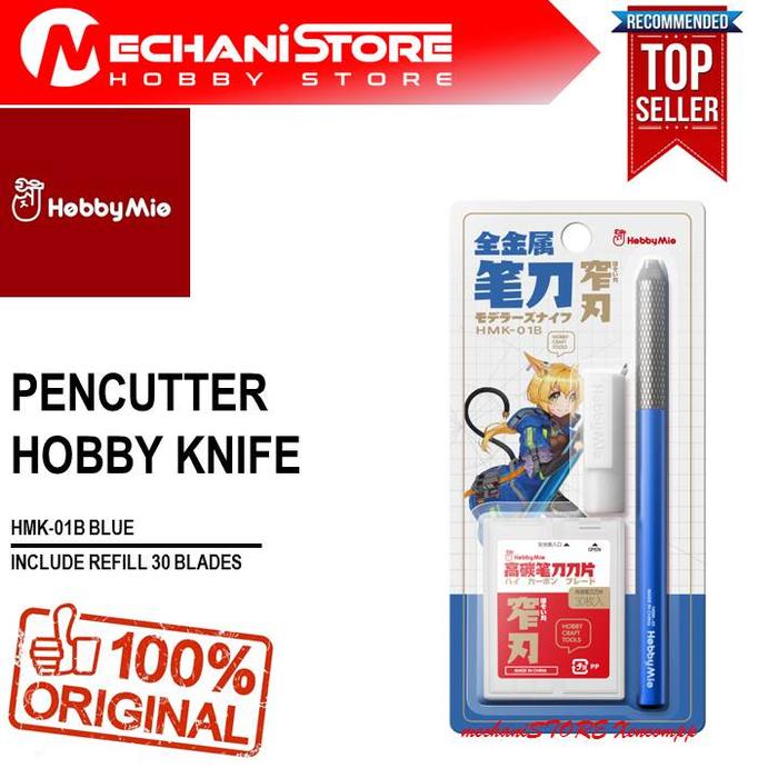 Gambar HOBBY MIO PENCUTTER Blade KECIL - HOBBYMIO HMK-01 Include Spare Blade - BLUE dari mechaniSTORE Bandung undefined Tokopedia
