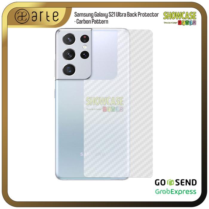 Gambar Back Protector Compatible For Samsung Galaxy S Anti Gores Screen Protector Carbon - S21Ultra dari ShowcaseFever undefined Tokopedia