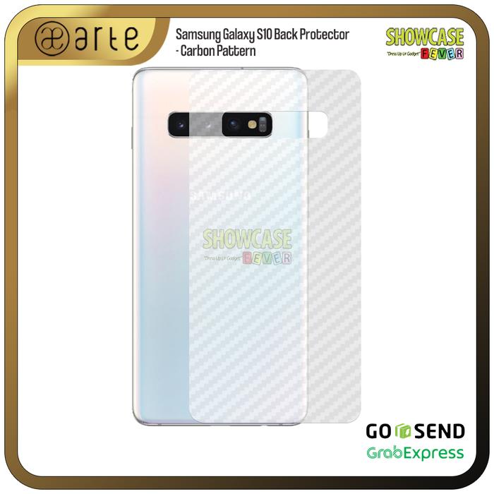 Gambar Back Protector Compatible For Samsung Galaxy S Anti Gores Screen Protector Carbon - S10 dari ShowcaseFever undefined Tokopedia