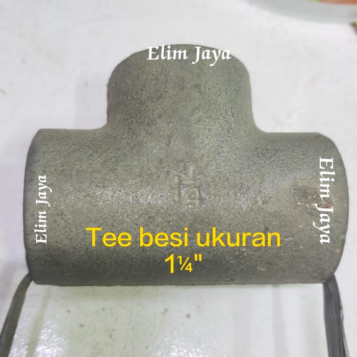 Jual sambungan T besi / nepel T besi merek G, kualitas SNI - V Tee 1¼ x ...