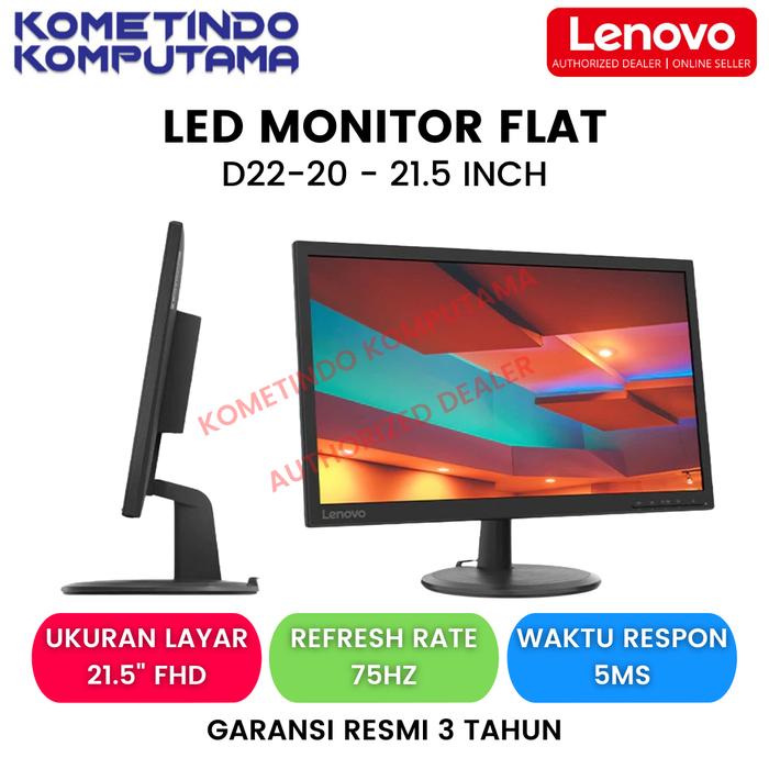 Jual LED Monitor Lenovo D22-20 21.5 