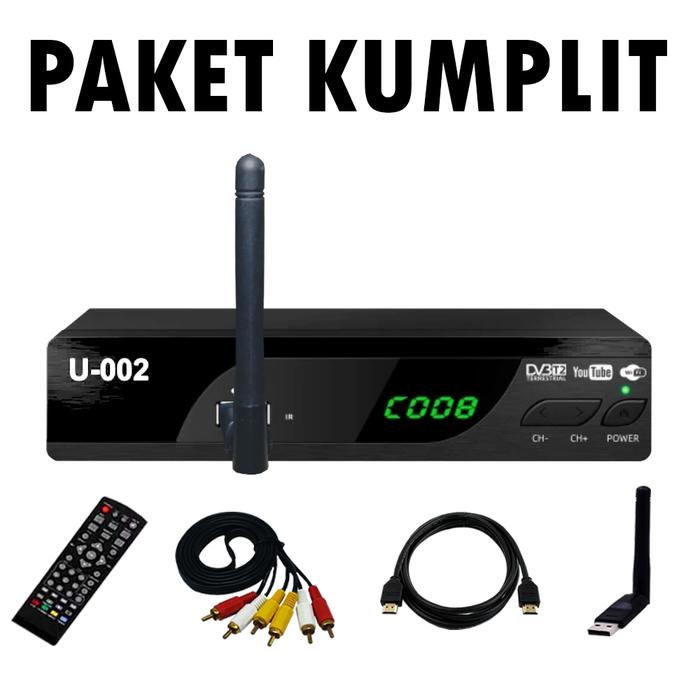 Gambar STB SET TOP BOX DVBT 2 SKYBOX SKY BOX TV DIGITAL PENERIMA SIARAN - PAKET KUMPLIT dari MOZILLATECH undefined Tokopedia